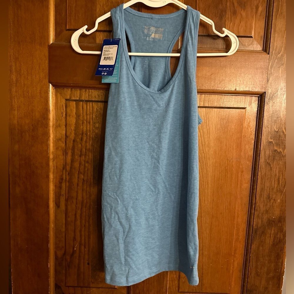 Mizuno Womens Inspire Running Tank Top Size XS Swedish Blue New